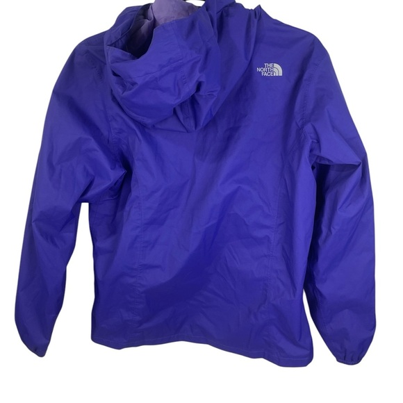 The North Face Purple Hooded Full Zip Windbreaker/Rain Jacket EUC XL Girls - Picture 7 of 17